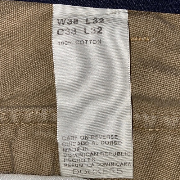 Dockers Tan Cotton Cargo Pants 38x32 - Picture 2 of 14